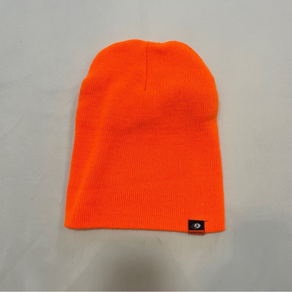 Mossy Oak Blaze Orange Knit Beanie Hunting Hat One Size Men's/Women's